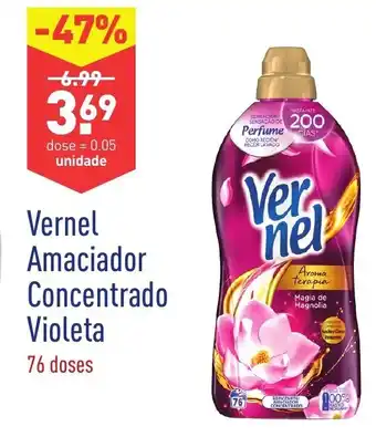 ALDI Vernel Amaciador Concentrado Violeta 76 doses promoção
