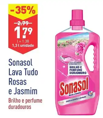 ALDI Sonasol Lava Tudo Rosas e Jasmim 1,3L promoção