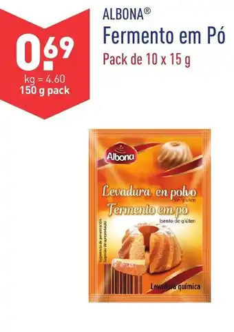 ALDI Albona Fermento em Pó 150g promoção