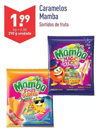 ALDI Caramelos Mamba 290g promoção