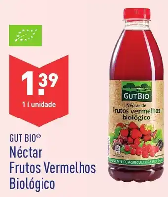 ALDI Gut Bio Néctar Frutos Vermelhos Biológico 1L promoção