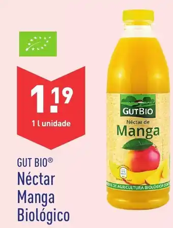 ALDI Gut Bio Néctar Manga Biológico 1L promoção