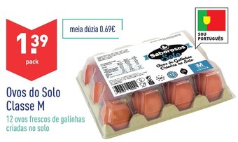 ALDI Ovos do Solo Classe M promoção
