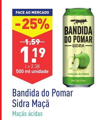 ALDI Bandida do Pomar Sidra de Maçã 500ml promoção