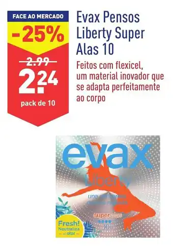 ALDI Evax Pensos Liberty Super Alas 10 promoção
