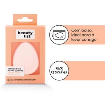 Well's Esponja redonda sem látex com bolsa promoção