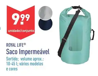 ALDI Royal Life Saco Impermeável promoção