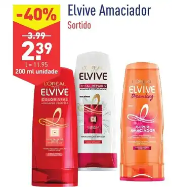 ALDI Elvive Amciador 200ml promoção