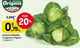 Intermarché Couve Coracao 1kg promoção