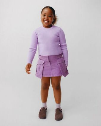 ZARA Sweater de malha canelada promoção