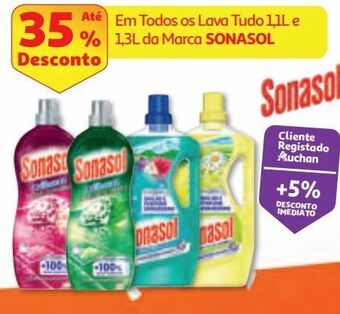 Auchan Lava tudo sonasol promoção