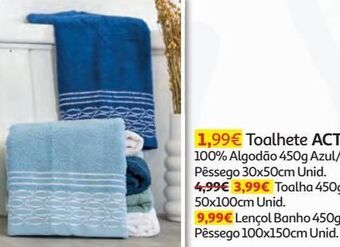 Auchan Toalha 100% algodão actuel promoção
