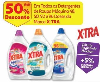 Auchan Det. roupa máq. liquído x-tra promoção