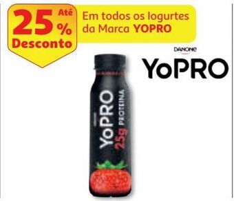 Auchan Iogurte líquido yopro promoção