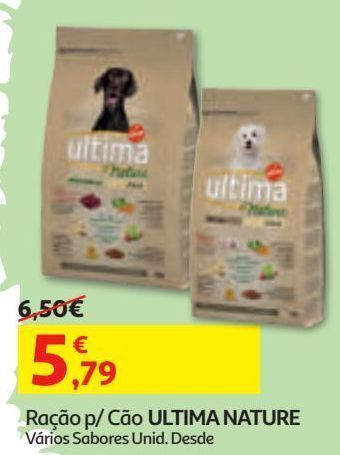 Auchan Ração cão ultima nature promoção