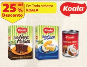 Auchan Leite de coco koala promoção