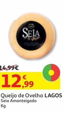 Auchan Queijo ovelha lagos amanteigado seia kg promoção