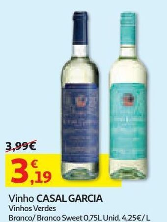 Auchan Vinho rose casal garcia promoção