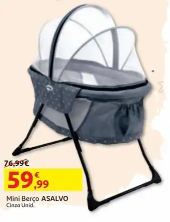 Mini berço asalvo cinza