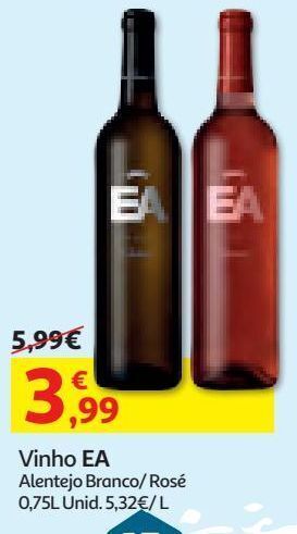 Auchan Vinho branco ea promoção