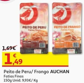 Auchan Peito de frango auchan promoção