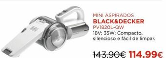 Aspirador de pó black & decker
