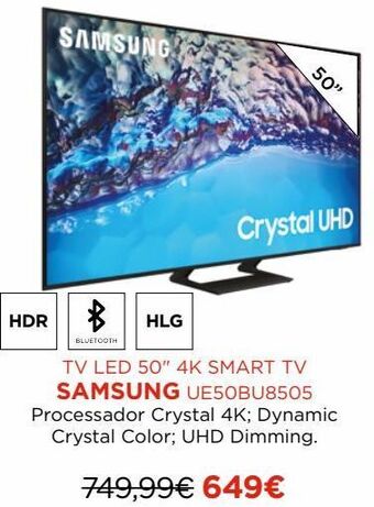 El Corte Inglés Smart tv samsung promoção
