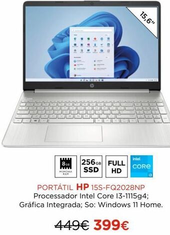 El Corte Inglés Portátil hp hp promoção