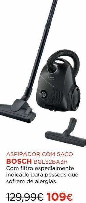 El Corte Inglés Aspirador com saco bosch promoção