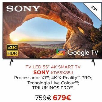 El Corte Inglés Smart tv sony promoção