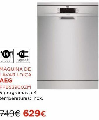 El Corte Inglés Lava louças aeg promoção