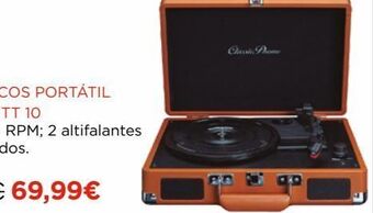 El Corte Inglés Toca discos lenco promoção