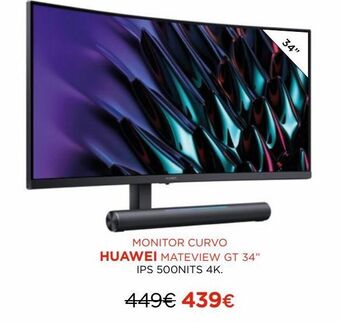 El Corte Inglés Monitor huawei promoção