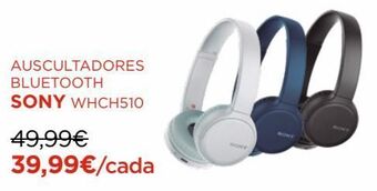 El Corte Inglés Auscultadores sony promoção