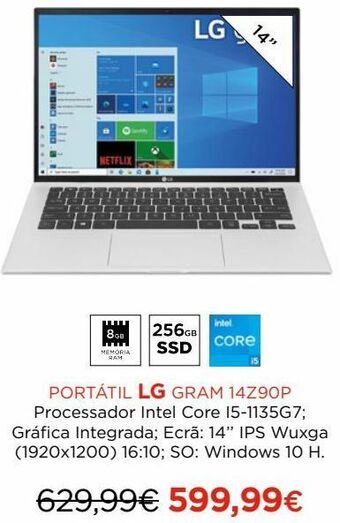El Corte Inglés Notebook lg promoção
