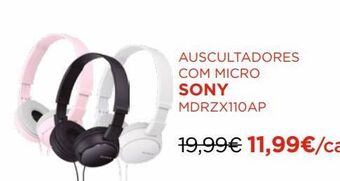 El Corte Inglés Auscultadores sony promoção