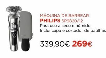 El Corte Inglés Máquina de barbear eléctrica philips promoção