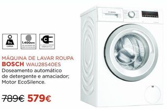 El Corte Inglés Máquina lavar roupa bosch promoção