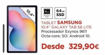 El Corte Inglés Tablet samsung promoção