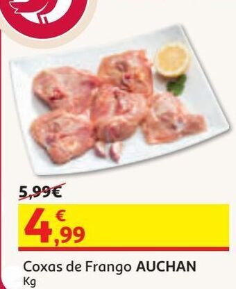 Auchan Coxas de frango auchan kg promoção
