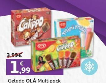 Auchan Gelado multipack olá promoção