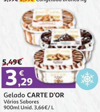 Auchan Gelado carte d'or promoção