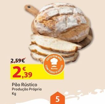 Auchan Pão rústico promoção