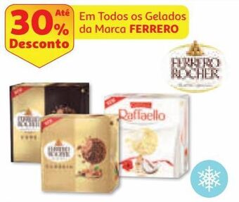 Auchan Gelado ferrero rocher promoção