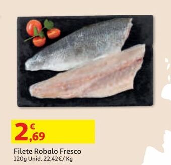 Auchan Filete robalo fresco 120 gr promoção