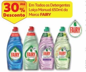 Auchan Detergente loiça manual fairy promoção