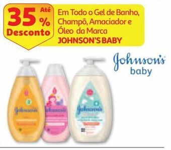 Auchan Gel banho bebé johnson's promoção
