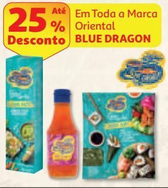 Auchan Folhas de alga blue dragon promoção