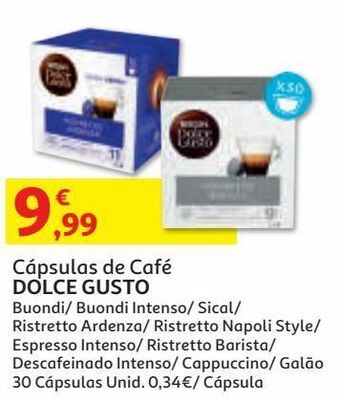 Auchan Cápsulas dolce gusto buondi promoção