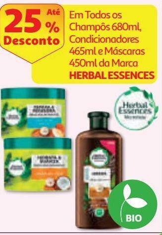 Auchan Máscara herbal essences promoção